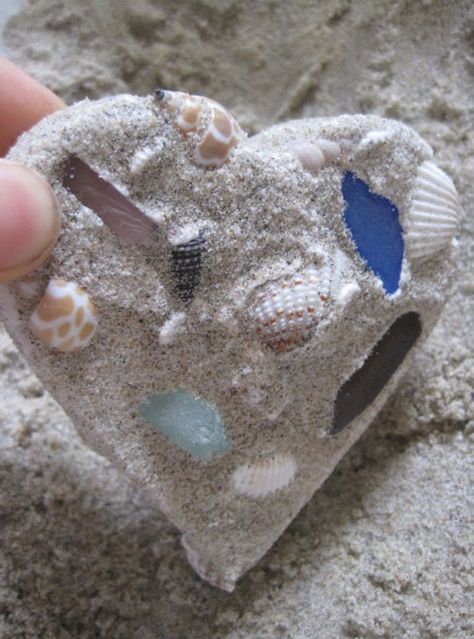 Sand casting seashells | Nature Crafty Plaster Casting, Shells And Sand, Tinsel Tree, Beautiful Ornaments, Plaster Of Paris, Brownie Girl Scouts, Sand Casting, Beach Crafts, Weird Stuff