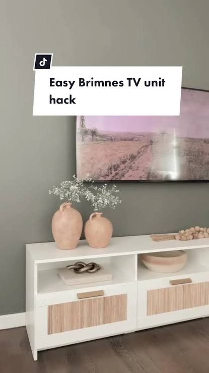 Ikea Brimnes Hack Tv, Ikea Brimnes Tv Stand Hack, Ikea Tv Stand Ideas, Brimnes Tv Stand, Ikea Brimnes Tv Stand, Brimnes Tv Stand Hack, Ikea Brimnes Hack, Brimnes Ikea, Tv Stand Hack