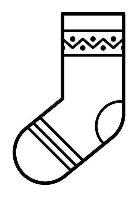 Christmas Socks Template, Sock Template Free Printable, Printable Christmas Stocking Pattern, Socks Printable, Socks Template, Sock Template, Sticker Chart Printable, Christmas Stocking Template, Custom Stockings