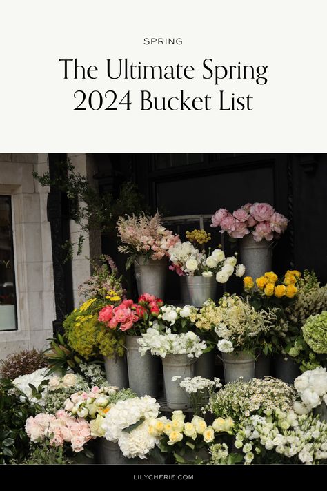 Spring is just around the corner. With flowers blooming and the sun shining brighter, it’s the perfect time to curate your spring bucket list. Here's the ultimate spring 2024 bucket list. Spring Bucket List Aesthetic, April Bucket List, May Bucket List, Spring Lifestyle, Spring Bucket List, Sunday Routine, Seasonal Activities, Goal Getter, Spring Inspo