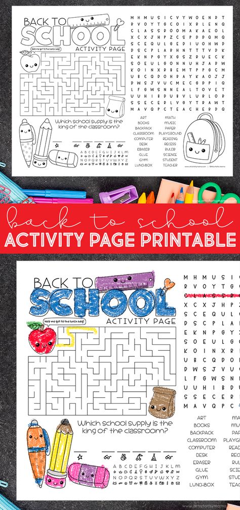 First Day In School Activities, Back To School Freebies, 2nd Grade Fun Activities Free Printable, Back To School Occupational Therapy Activities, Back To School Worksheets Free, Back To School All About Me Printable, Back To School Coloring Pages Free Printable, Back To School Activity Sheets, Back To School Activities Elementary