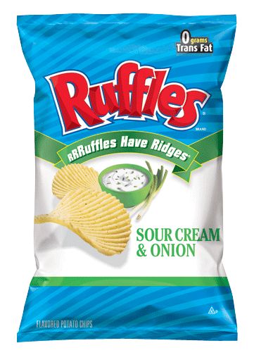 Chips Lays, Ruffles Chips, Potato Chip Rock, Cream Packaging Design, Fini Tubes, Onion Chips, Potato Chip Flavors, Ruffles Potato Chips, Cream Packaging