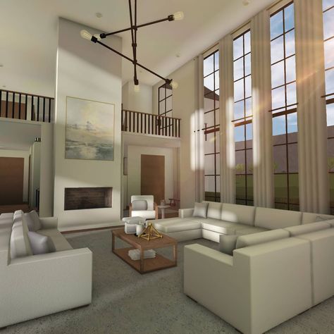 High Ceiling Living Room Bloxburg, Bloxburg High Ceiling Living Room, Floor Ideas Bloxburg, Stair Ideas Bloxburg, Boo Burg Living Room, Bloxburg Large Living Room Ideas, Bloxburg Interior Layout, Roblox Bloxburg House Ideas Interior, Inside Bloxburg Houses