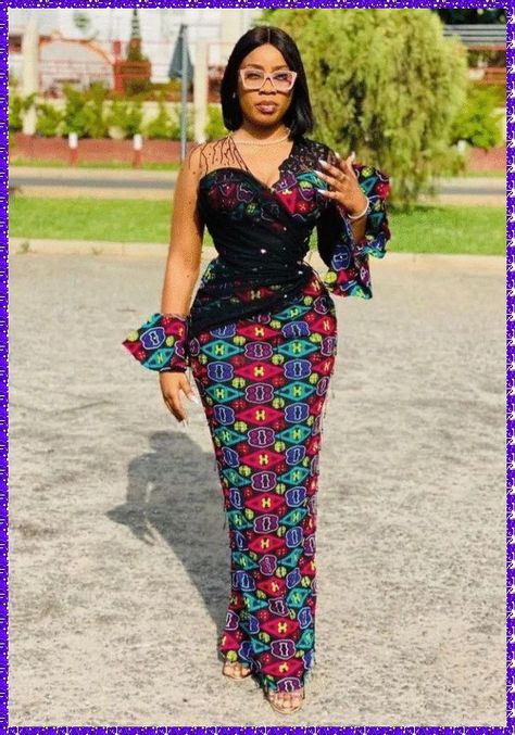 Ankara Dress Designs, Ankara Long Gown, Ankara Long Gown Styles, Ankara Dress Styles, African Print Dress Ankara, Lace Gown Styles, Ankara Gown Styles, Afrikaanse Mode, African Print Dress Designs