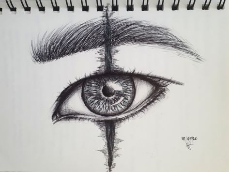 Inspired by the scar in Agust D's 'Daechwita' Scar Eye Tattoo, Scar Drawing Reference Pencil, Scar On Eye Drawing, Suga Eyes Drawing, Scar On Face Sketch, Scar Eye Drawing, Agust D Scar, Suga Daechwita Drawing, Scar On Eye Tattoo