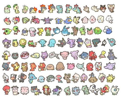 Pokemon Chibi Pokemon, Pokemon Tattoo, Images Kawaii, Pokemon Fusion, Pokemon Drawings, All Pokemon, Cool Pokemon, Catch Em All, Pokemon Characters