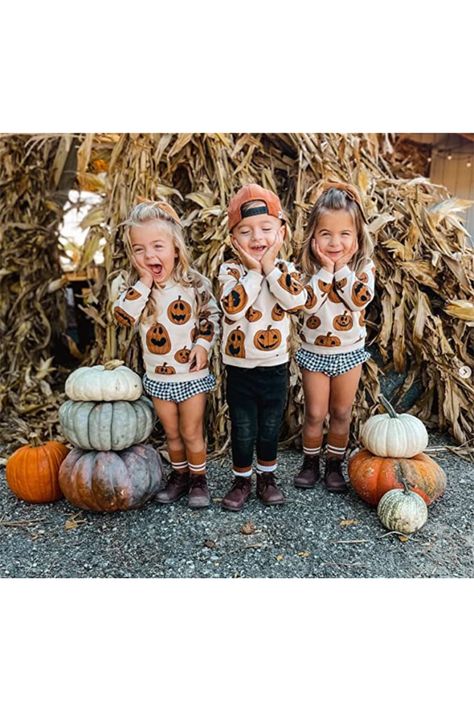 100% Cotton Imported HALLOWEEN OUTFIT: funny cute and scary pumpkin face print, cream pastel color halloween onesie, crewneck oversized sweatshirt bubble pumpkin romper, long sleeve toddler girl boy halloween sweater shirt, unique boho unisex halloween outfit for baby toddler boy girl #affiliate Scary Pumpkin Faces, Sweatshirt Romper, Baby Halloween Outfits, Patch Sweatshirt, Cute Newborn, Halloween Onesie, Pumpkin Patch Outfit, Scary Pumpkin, Halloween Sweater