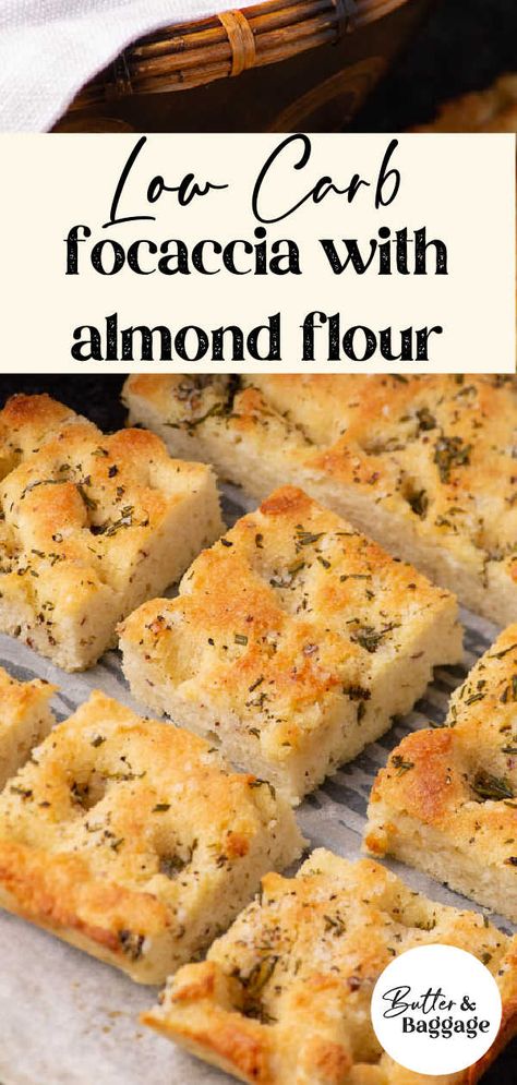 Almond Flour Bread, Rosemary Focaccia, Low Carb Low Fat Recipes, Breakfast Low Carb, Focaccia Recipe, Grain Bread, Boiled Egg Diet Plan, Keto Vegan, Boiled Egg Diet