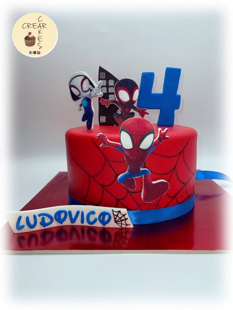 Spider And Friends Cake, Spidey And His Amazing Friends Birthday Decorations Ideas, Spidey And His Amazing Friends Cake, Friends Birthday Cake, Spiderman Birthday Cake, Teen Cakes, New Birthday Cake, Spidey And His Amazing Friends, Cake Kids