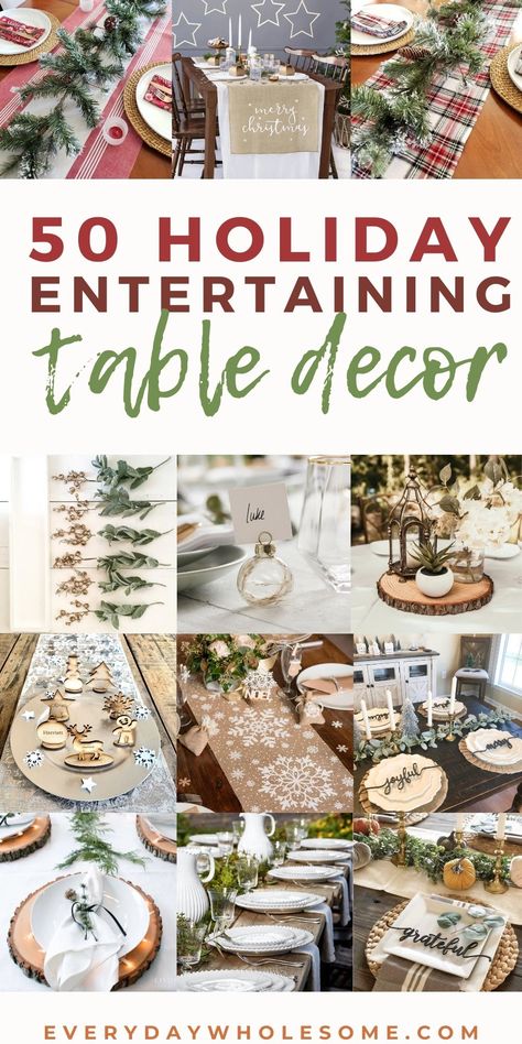 Formal Christmas Table Settings, Christmas Round Table Decorations, Christmas Banquet Table Decorations, Christmas Banquet Decorations, Christmas Buffet Table Decor, Table Decorations Thanksgiving, Table Centerpieces Christmas, Table Settings Christmas, Christmas Buffet Table