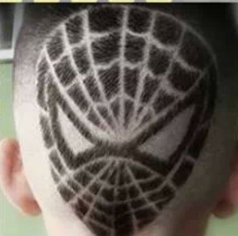 Spiderman Haircut, Christmas Church Crafts, Boys Haircuts With Designs, Haircut Designs For Men, Boys Haircut Styles, Undercut Designs, Boys Haircut, Kid Styles, Boy Cuts