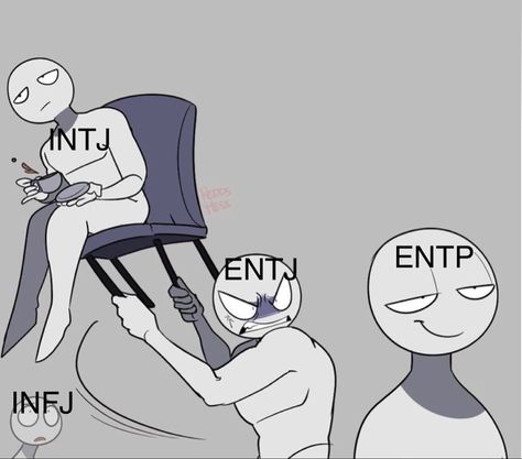 Entp And Intj, Entp Personality Type, Intp Personality Type, Intp Personality, Intj Personality, Mbti Relationships, Myers Briggs Personality Types, Mbti Character, Draw The Squad