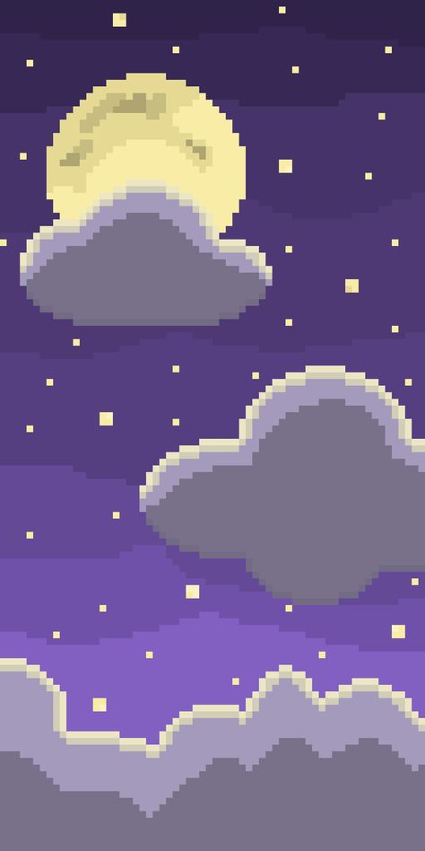 sky pixel art wallpaper Pixelated Aesthetic Wallpaper, Wallpaper Backgrounds Pixel, Pixel Sky Wallpaper, Pixel Star Wallpaper, Pixel Night Sky, Pixel Art Night Sky, Galaxy Pixel Art, Typing Aesthetic, Sky Pixel Art