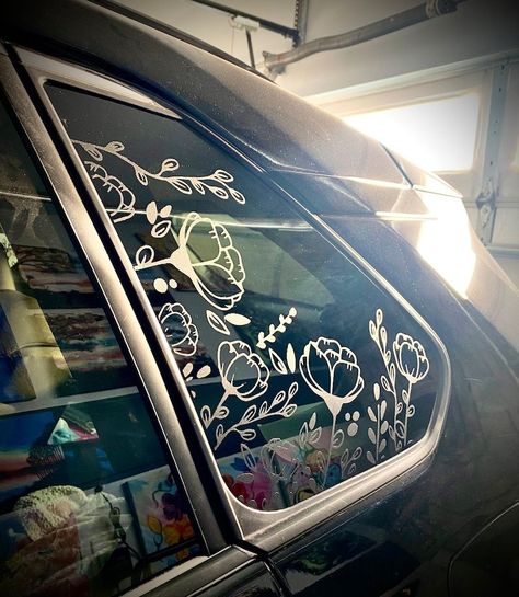 Quarter window, FITs for 19-24 Rav4, Custom Vinyl Sticker Decal, Compact SUV, Personalized Window sticker, Stickers for cars SUV truck -  #cars #Compact #Custom #Decal #Fits #personalized #Quarter #Rav4 #sticker #Stickers #suv #truck #Vinyl #Window Car Window Paint, Rav4 Custom, Vw Buzz, Car Sticker Ideas, Cute Car Decals, Car Interior Diy, Hippie Car, Cars Suv, Stickers For Cars