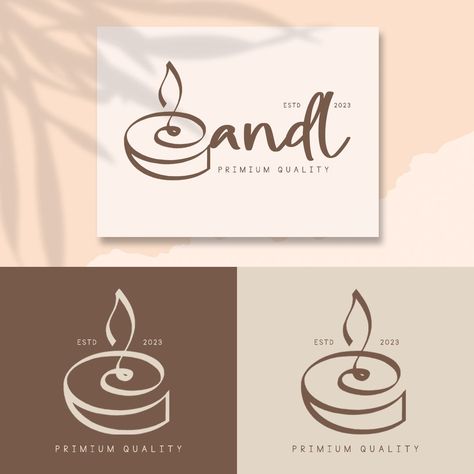 Candle Logo Design Inspiration, Candle Logo Design Ideas, Candle Icon, Jewelry Brand Logo, Candle Logo Design, Logo Mk, Interior Branding, Minimalist Logo Branding, Coffee Shop Logo Design