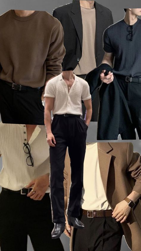 Classy Casual Men Outfits, Black Male Clothing, Elegant Classy Outfits Men, Classy Men Outfits, Starboy Outfit, Korean Street Fashion Men, Guys Fashion Casual, Stylish Men Wear, Mens Fashion Dressy