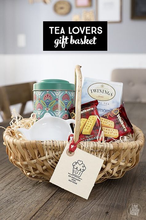 Tea Lovers Gift Basket, Homemade Birthday Gifts, Christmas Gift Certificate, Homemade Gift Baskets, Christmas Gift Baskets Diy, Boyfriend Gift Basket, Raffle Baskets, Creative Christmas Gifts, Themed Gift Baskets