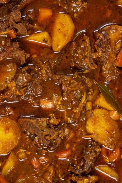 Slow Cooker Goat Stew - Easy Peasy Slow Cook Stew Goat Meat Recipe, Goat Recipes Meat Slow Cooker, Crockpot Goat Recipe, Goat Stew Slow Cooker, Goat Cubes Recipe, Slow Cooker Goat Recipes, How To Cook Goat Meat Recipes, Goat Meat Stew, Goat Recipes Meat