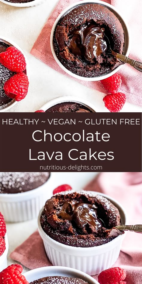 Gluten Free Dairy Free Lava Cake, Vegan Lava Cake In A Mug, Vegan Gluten Free Lava Cake, Gluten Free Chocolate Lava Cake, Gluten Free Molten Lava Cake, Healthy Chocolate Lava Cake, Vegan Molten Lava Cake, Vegan Chocolate Lava Cake, Vegan Chocolate Recipes Healthy