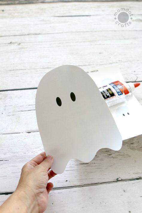 Ghost Template Free Printable, Cotton Ball Ghost, Halloween Bags Diy, Prek Halloween, Storybook Crafts, Cotton Ball Crafts, Ghost Template, Ghost Printable, Printable Halloween Decorations