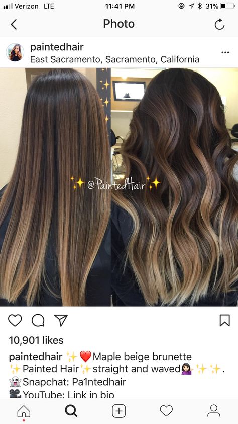 Brown Blonde Hair, Hair Color And Cut, Hair Color Balayage, Hair Painting, Brunette Hair, Brunette Hair Color, Ombre Hair, Balayage Hair, Gorgeous Hair