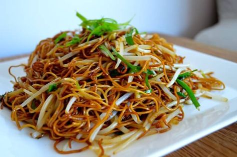 These pan-fried noodles are so easy to make with simple ingredients but you'll need a HOT wok when making this dish to get that seared “Wok Hay” flavor that everyone loves and craves