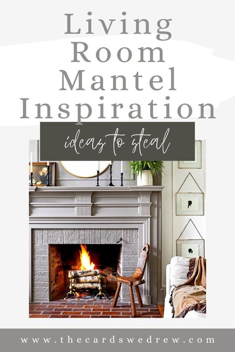 A fireplace really is the heart and soul of a room…a true focal point. Therefore, you not only want your fireplace design to be the coziest spot in the house, you also want it to look great year-round! Therefore, we’ve come up with the best fireplace decor ideas so your interior design can be top-notch. Mantel Decorations Year Round, Large Fireplace Mantle Decor, Year Round Mantle Decor, Art Over Fireplace, Fireplace Decoration Ideas, Best Fireplace, Remodeling Hacks, Fireplace Decor Ideas, Easy Home Improvement Projects