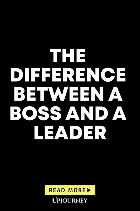 Discover the key distinctions between a boss and a leader in the workplace. Being a boss demands authority, while being a leader requires inspiration. Learn how to cultivate leadership qualities and empower others to reach their full potential. Find out more on our website now! How To Be A Leader, Qualities Of A Leader, Work Etiquette, Psychology Terms, Being A Leader, Accomplishing Goals, Friendship And Dating, Leadership Qualities, Life Questions