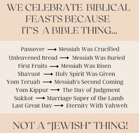 Biblical Feasts, Jewish Feasts, Feasts Of The Lord, Messianic Judaism, Bible History, Bible Study Lessons, Bible Facts, Bible Prophecy, Scripture Study