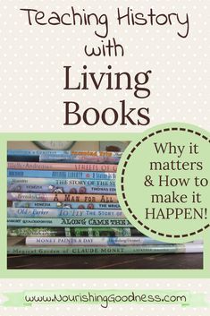 Why ditching the history curriculum has been the #1 step toward learning more history in our homeschool! Teaching history with living books the Charlotte Mason way - Why it matters and how to make it happen in real life! Charlotte Mason History, Homeschool history ideas, how to find living books for homeschool, homeschooling multiple ages #CharlotteMason #livingbooks #schole #homeschool #classicalhomeschooling #homeschoolingonthehomestead #teachinghistory #homeschoolingmultipleages Microschool Ideas, Herbal Books, Homeschool Area, Living Books List, Homeschool Fun, Learning Corner, Books History, Charlotte Mason Homeschool, Homeschool Social Studies