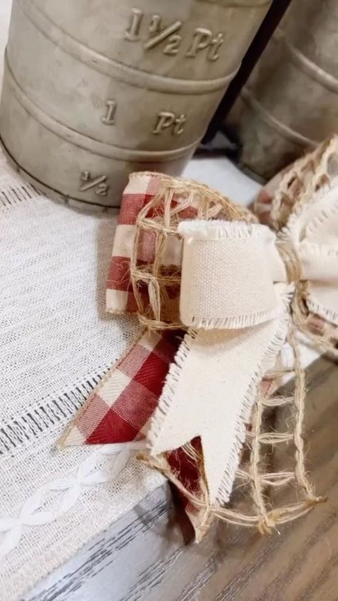 RusticDesignsKY | Wendy on Reels | rusticdesignsky · Original audio Diy Bow, New Crafts, It's Fall, Holiday Decorations, Creative Crafts, Christmas Diy, Audio, Holiday Decor, Halloween