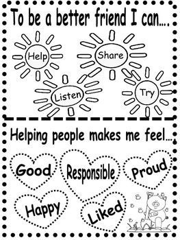 Friendship Themed Literacy Activities For Kindergarten To Grade Two Friendship Friday Activities, Friendship Kindergarten, Friendship Preschool Crafts, Elementary Sel, Friendship Preschool, Literacy Activities For Kindergarten, Feelings Activities Preschool, Umbrella Project, February Lesson Plan