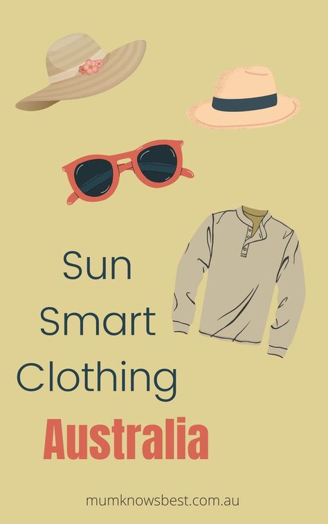 Sunsmart clothing Australia - a review of Solbari protective clothing. Smart Clothing, Smart Outfit, Protective Clothing, All Skin Types, Upf 50, Sun Protection, Healthy Skin, Mirrored Sunglasses, Skin Types