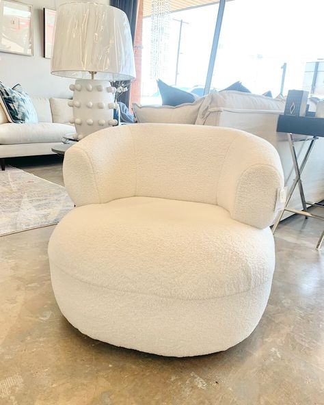 Elevate your home decor game with neutral colors and modern style, thanks to our favorite Chill Club Swivel Chair! Soft, plush, and organically shaped, this wooly textured club chair is sure to provide maximum comfort. Available for in store pick up only! Open 10am - 5pm 🛋️ #midlandtxshopping #shopmidland #shoplocalmidland #shoplocalmidlandtx #midlandtxshopping #shopwesttx #westtxshopping #homedecor #localhomedecor #shoplocalhome Aesthetic Comfy Chair, White Chair, Comfy Chairs, Club Chair, Swivel Chair, Club Chairs, Dream Room, Room Inspo, Soft Plush