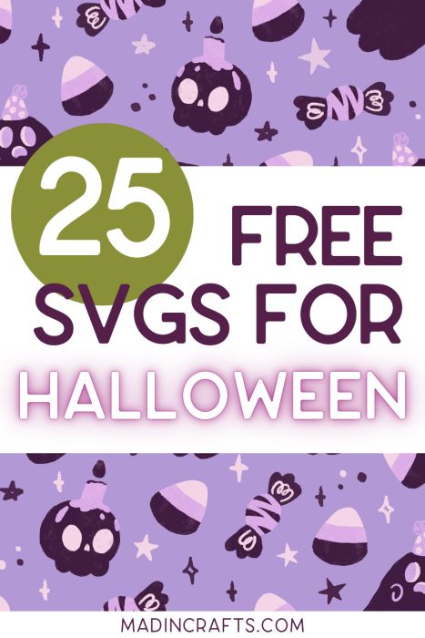 I am about to make your DIY Halloween so much easier! I have gathered up 25 free SVG files that you can use to make shirts, stickers, party and home The post 25 FREE HALLOWEEN SVG FILES appeared first on Mad in Crafts. Free Halloween Cricut Svg Files, Halloween Svgs Free Svg, Halloween Shirt Svg Free, Laser Svg Files, Free Halloween Svg Files For Cricut, Halloween Svgs Free, Halloween Svg Free Files For Cricut, Pattern Svg Free, Free Svg Halloween