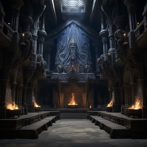 Dragonstone Castle, Interior Concept Art, Middle Earth Art, The Great Hall, Castles Interior, Medieval Houses, Great Hall, Throne Room, Location Inspiration