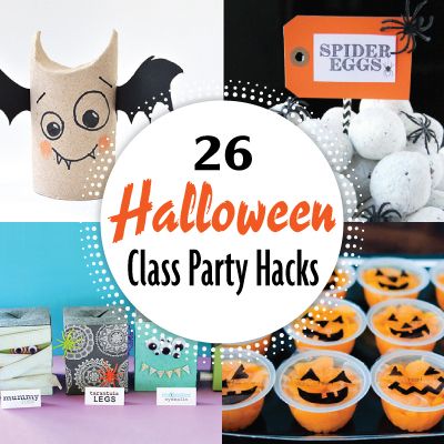 Ghastly good news for all you room parents:  one of the most fun things you get to spearhead this year is the classroom Halloween party. With these 26 tips, tricks and fun ideas, you can easily hack together a party that's both kid and classroom friendly. Halloween Party Hacks, Balloon Spider, Kindergarten Halloween Party, Classroom Parent, Preschool Halloween Party, Classroom Party Games, Class Mom, Classroom Halloween, Room Parent