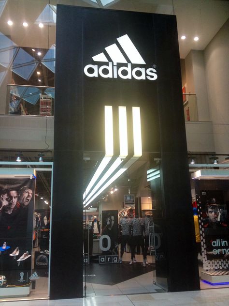 Adidas - Westfield White City. Fachada Exterior, Adidas Parley, Interior Architecture Sketch, Adidas Store, Costa Nova, Gym Decor, Logo Gallery, White City, Gym Design