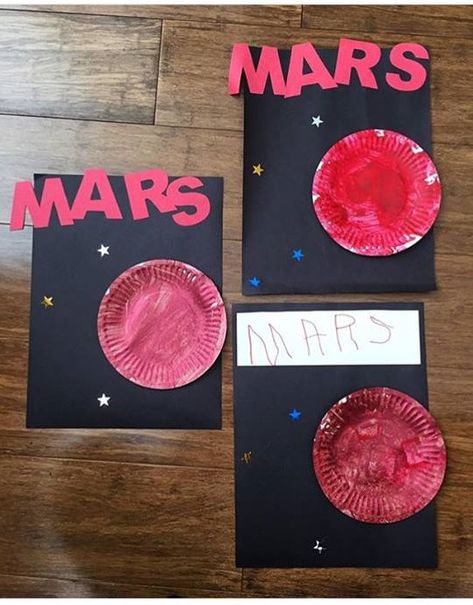 Planet Lesson Plans Preschool, Solar System Crafts For Toddlers, Planet Crafts For Toddlers, Space Art For Infants, Mars Crafts For Kids, Mars Activities For Preschool, Mars Activities For Kids, Planet Activities For Toddlers, Planets For Preschoolers