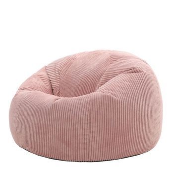 Pink Bean Bag, Corduroy Bean Bag, Large Bean Bags, Adult Bean Bag Chair, Cozy Chair, Bag Chair, Bedroom Chair, Cute Room Decor, Room Inspiration Bedroom