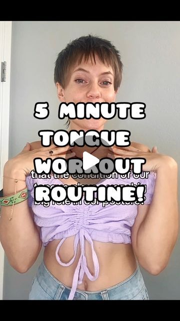 Mckay The Yogi 🧚🏼✨ on Instagram: "FREE 5 MINUTE TONGUE WORKOUT ROUTINE! 👅🔥 You will be amazed by how much the muscles of the tongue effect the neck, shoulders, back, and face! 👏🏼 This routine is excellent to do alongside the 5 minute or 15 minute posture routine for continued strength and tension release! Hope you enjoy? 🥳🌈 #tongue #5minutetongueexercise #tongueexercises #tongueexercise #tonguetied #tonguetie #tongueposture #mysticalmckay #themysticalexperience #mysticalyogimckay" Neck Muscles Workout, Tongue Exercises, Tongue Posture, Tongue Muscles, Tension Release, Neck Exercises, Tongue Tie, The Tongue, Flexibility Workout