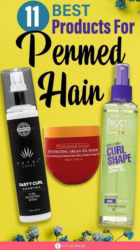 11 Best Products For Permed Hair: Choosing the best products for permed hair can be really difficult. But there is nothing to worry about as we have laid down a comprehensive list of the best products for curly hair here. Check out the list and find the ideal hair products for permed hair. #PermedHair #Hair #Haircare Perm Hair Care Tips, Permed Hair Routine, How To Take Care Of Permed Hair, Caring For Permed Hair, Best Product For Permed Hair, How To Care For Permed Hair, Perm Hair Care Products, Shampoo For Permed Hair, Best Products For Permed Hair