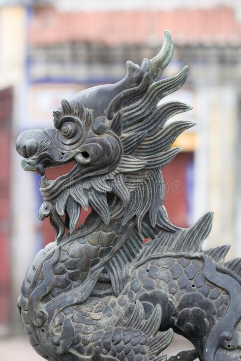 Vietnamese Dragon, Chinese Lion Statue, Chinese Dragon Statue, Chinese Sculpture, Dragon Chino, Chinese New Year Dragon, Dragon Mask, Asian Travel, Asian Dragon