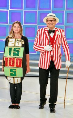 Price Is Right Wheel, Price Is Right Costume, Price Is Right Shirts, Anything But Clothes, Drew Carey, Best Celebrity Halloween Costumes, Clever Halloween Costumes, Hallowen Costume, Celebrity Halloween Costumes