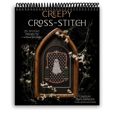 Creepy Cross-Stitch: 25 Spooky Projects to Haunt Your Halls (Spiral Bound) Curious Creatures, Craft Time, Make Yourself, Hocus Pocus, Spirit Halloween, Halloween Decor, Cross Stitch Embroidery, Art Forms, Embroidery Stitches