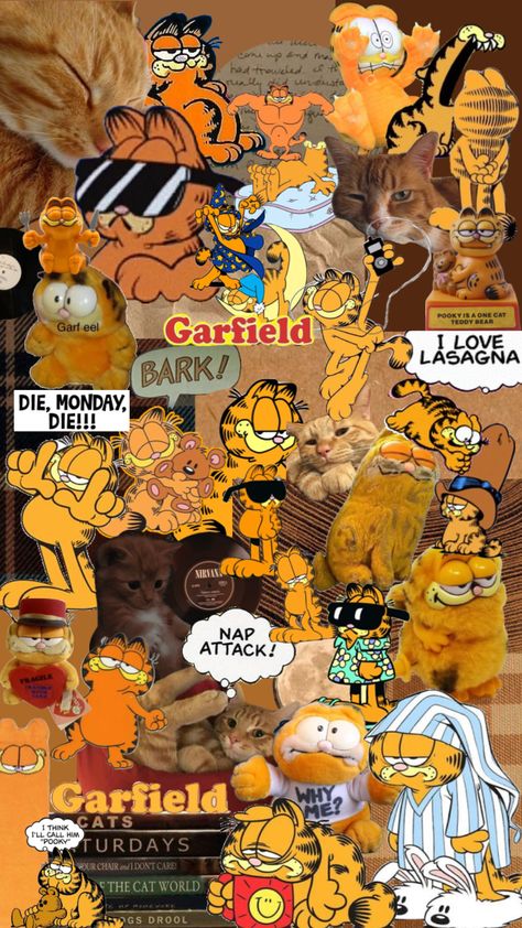 garfield kinda zesty #vintage #vibes #comics #art #wallpaper #garfield #garfussy Daniel Tiger Wallpaper, Garfield Aesthetic Pfp, Garfield Pictures Wallpaper, Wallpaper Backgrounds Garfield, Garfield Iphone Wallpaper, Garfield Phone Wallpaper, Garfield Wallpaper Desktop, Zesty Wallpaper, Garfield Wallpaper Aesthetic