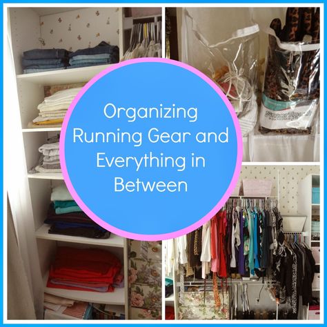 What a great way to organize running gear, running, snacks, running clothes, etc! Running Clothes Storage, Running Gear Organization, Running Snacks, Organize Home, Running Food, Ultra Running, Gear Organizer, Ways To Organize, Running Vest