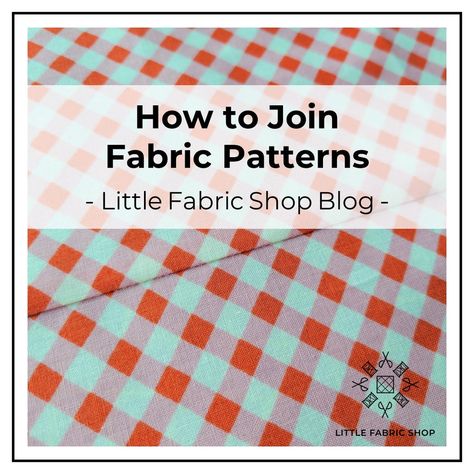 This week we are sharing how to line-up fabric patterns so that multiple fabrics can be sewn together to look like one giant piece of fabric. We love using this technique for quilt backs. It is an easy skill to learn. With a few tips, you will be able to match-up your quilting backs in no time!   Step 1: Determine Fabr How To Match Patterns On Fabric, How To Sew Two Pieces Of Fabric Together, Quilt Hacks, Skill To Learn, Beginner Quilting Projects, Beginner Quilting, Quilt Backs, Repeat Prints, Challis Fabric