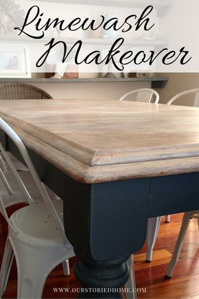 Dining Table Makeover, Kitchen Table Makeover, Refinishing Furniture Diy, Small Kitchens, Table Makeover, Chic Kitchen, Shabby Chic Kitchen, Refurbished Furniture, Redo Furniture