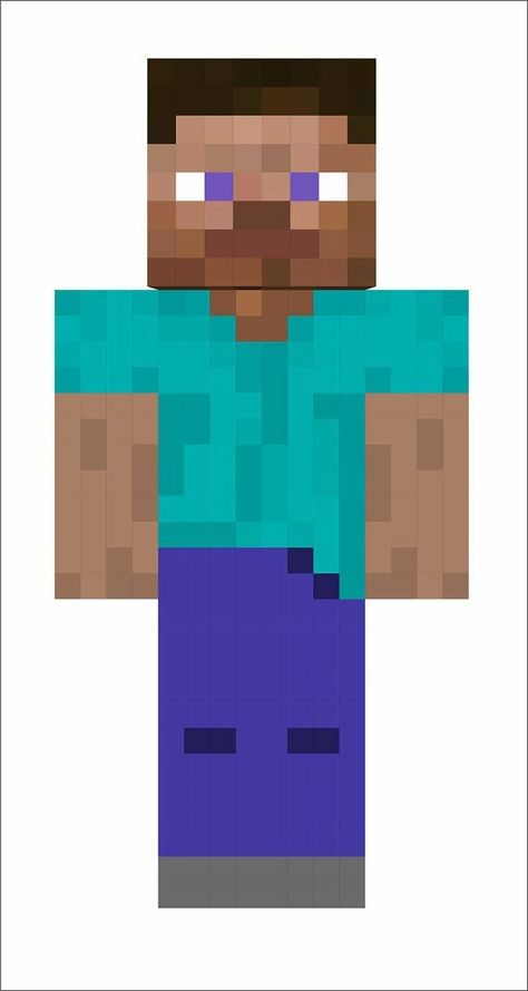 Minecraft Steve Drawing, Minecraft Figures, Minecraft Beads, Minecraft Images, Minecraft Drawings, Minecraft Steve, Minecraft Pictures, Steve Mc, Minecraft Characters